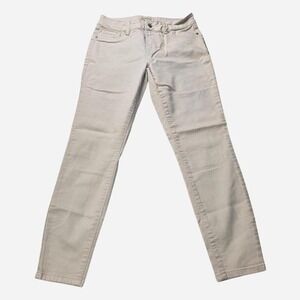 Blue Spice Womens Skinny Pants Light Khaki Beige Stretch Trousers Size 7